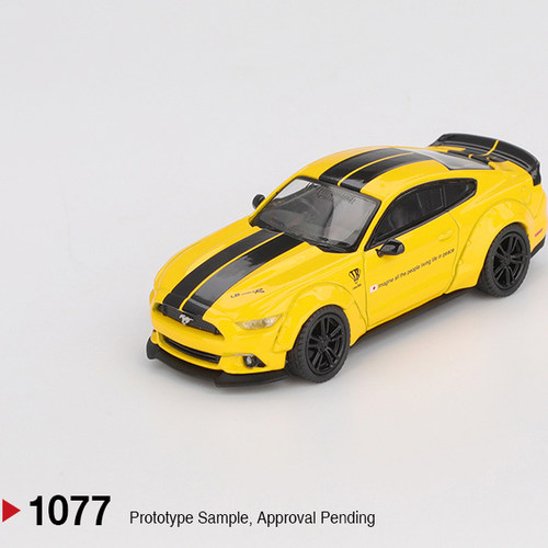 MiniGt  1:64 福特野马 黄LB-WORKS FORD MUSTANG Triple Yellow