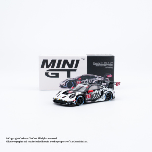【现货】 MINIGT #1143 1:64 合金车模 保时捷 911 GT3R 化骨龙