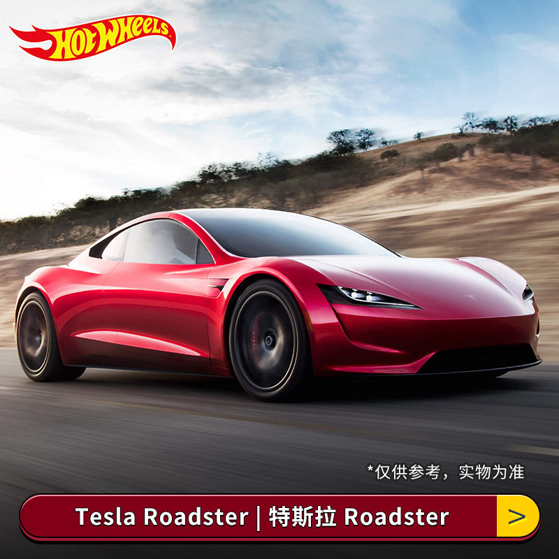 风火轮小车hot wheels特斯拉车模毛豆3model s合金收藏车仿真模型