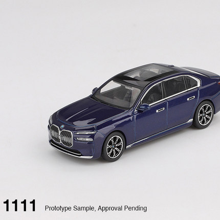 MiniGt  MGTO11111:64  宝马 BMW  i7 xDrive60 金属蓝