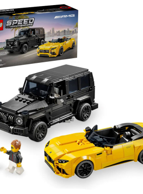 LEGO乐高76924超级赛车G63与SL63男孩益智积木拼装礼物玩具