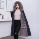 派克服女冬中长款 皮草外套貂绒内胆可拆卸皮毛一体大衣妈妈装 2024