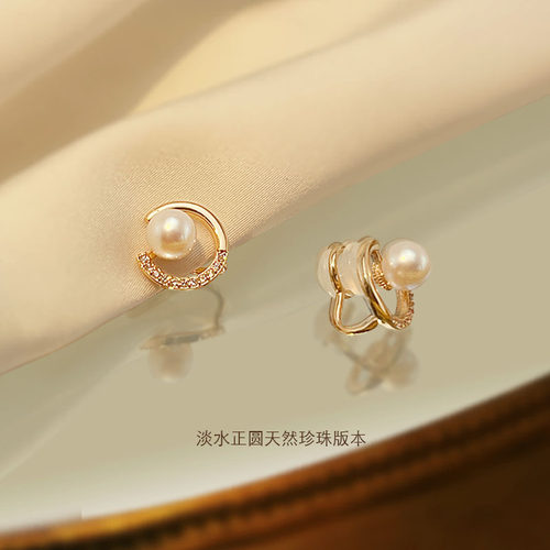 高级感耳环硅胶无痛耳夹款无耳洞