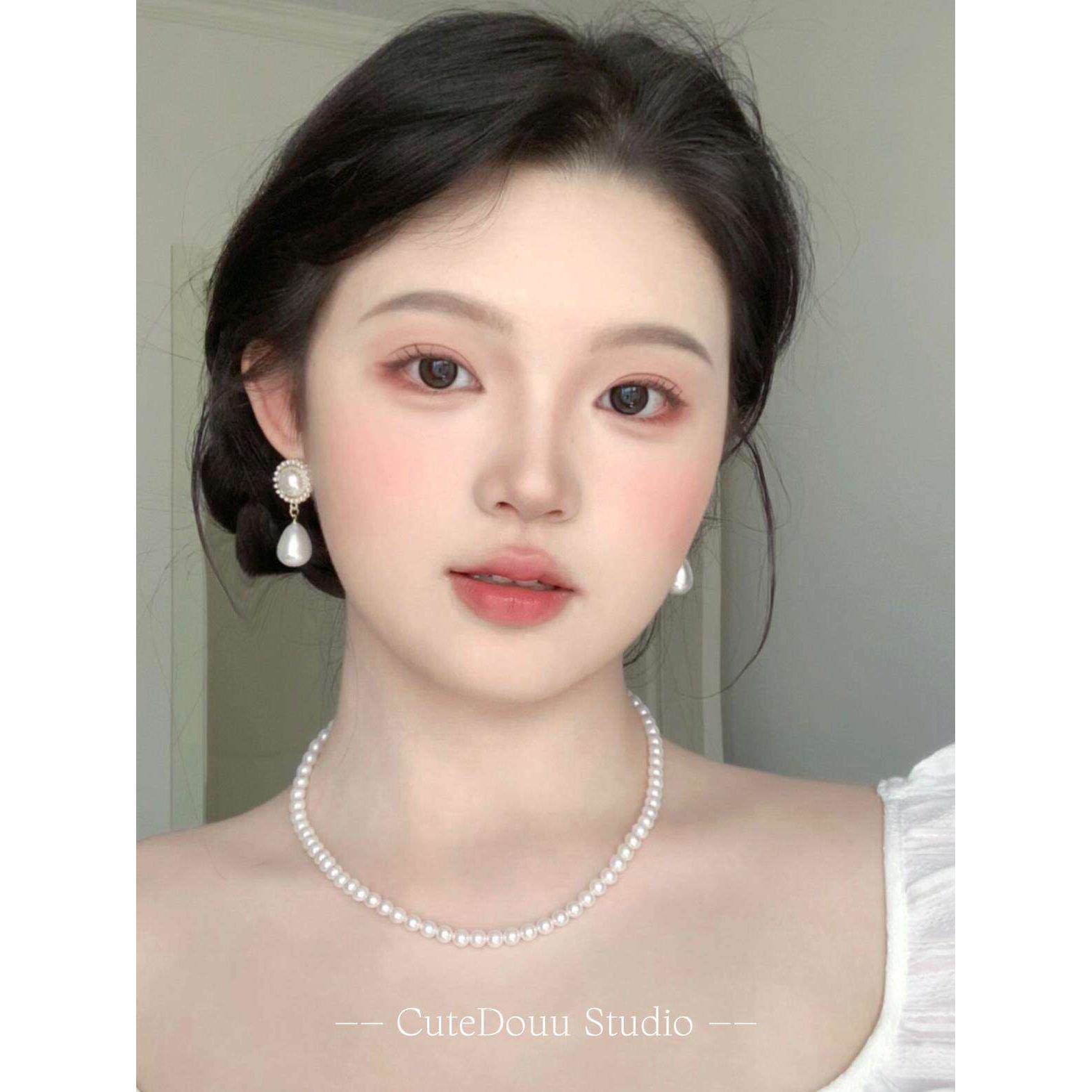 蚊香盘耳夹无耳洞纯银针耳钉