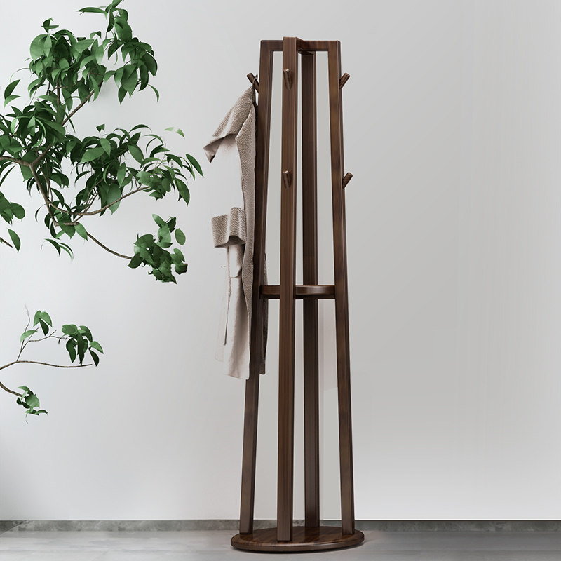 Walnut All solid wood to ground Coat rack wood Clothes hanger woodiness Arrangement Clothes rack Chinese style Stands furniturein the Residential furniture , Shelf , Coat Rack  category - from Buy2taobao.com to provide professional Taobao agent buy service