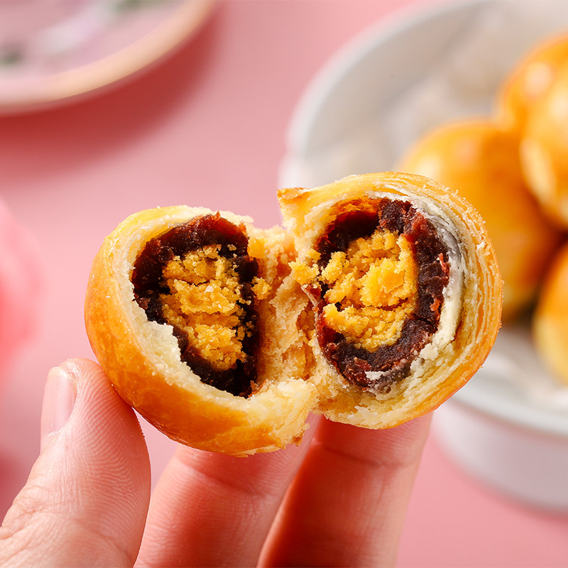 台湾进口郭元益迷你冰沙馅饼金沙蛋黄酥凤梨酥年货传统糕点礼盒