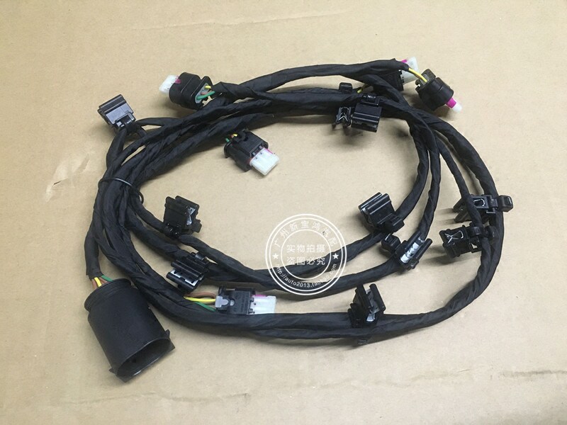 适用宝马7系F02保险杠730li 740li 750li 760li前杠雷达电眼线束