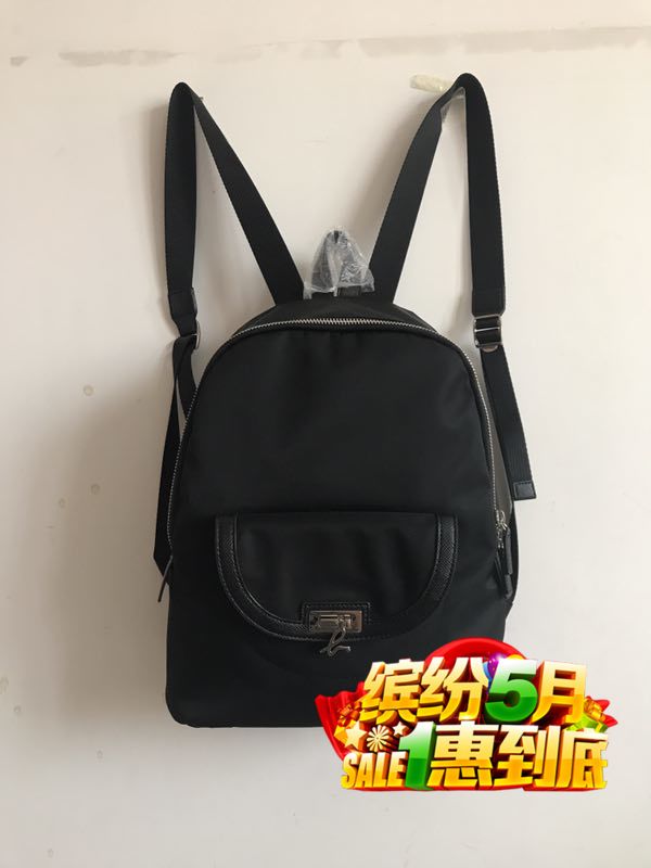 ab尼龙防水布料休闲女士双肩背包