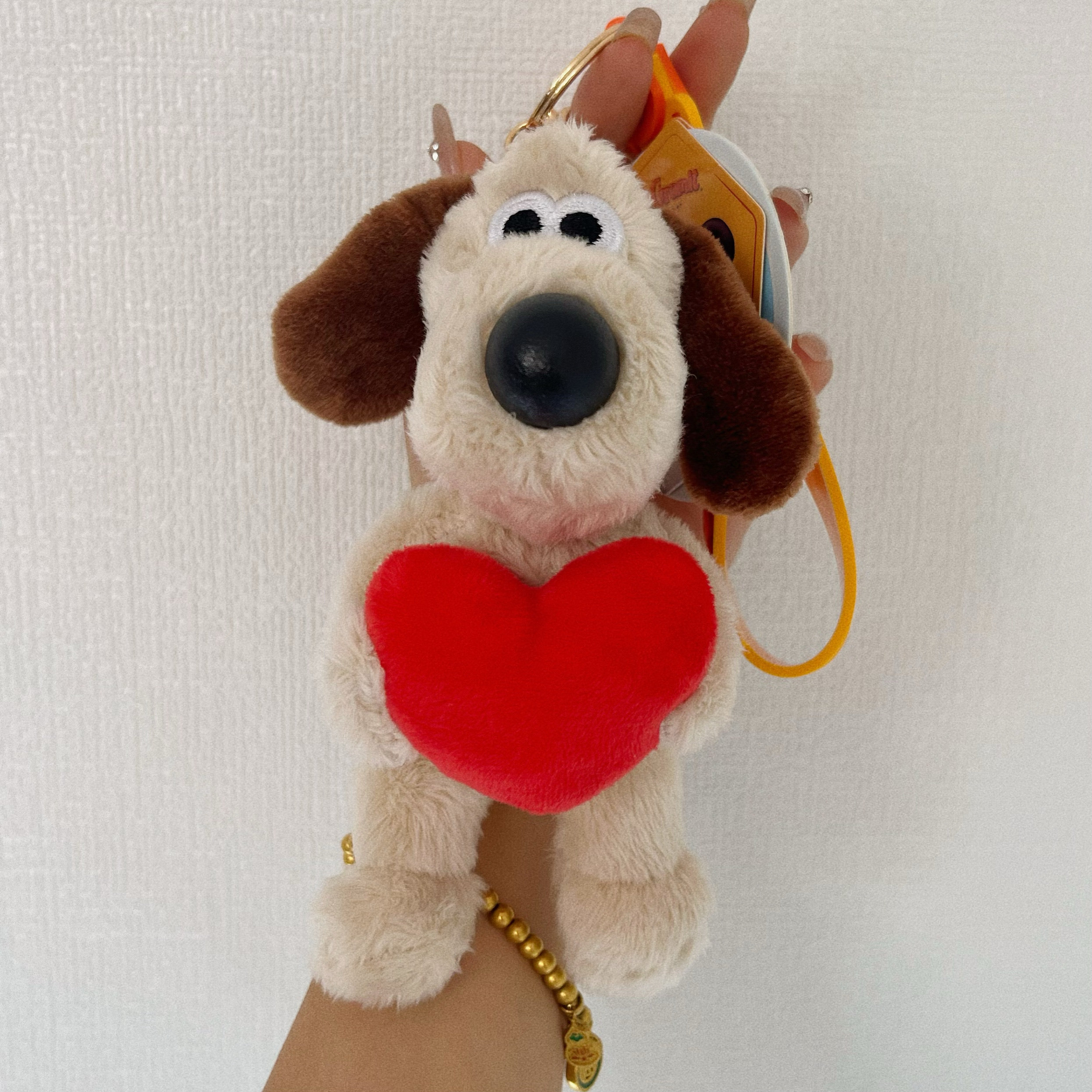 요리사 개 키 체인 펜던트 펜던트 가방 교수형 플러시 장난감 인형 인형 생일 선물