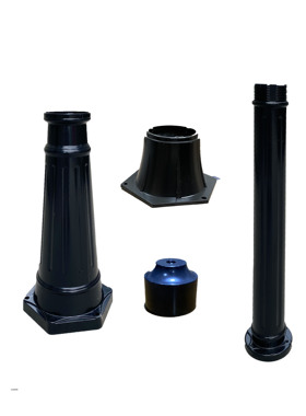 庭院灯路灯配件损坏铝底座灯具接头接口灯杆广告路牌定制改造维修