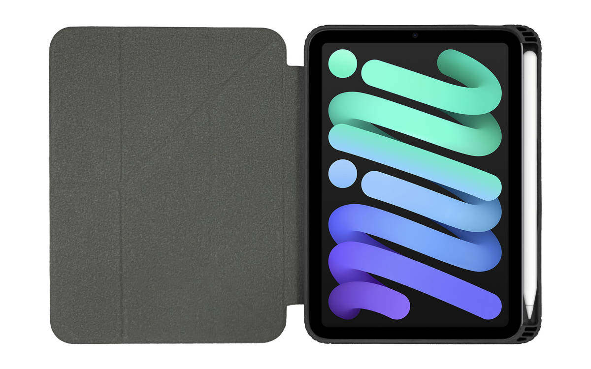 Torrii 适用于苹果ipad mini6带笔槽翻盖折叠支架防摔多角度皮套mini7保护套