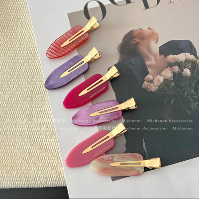 仙恩发夹醋酸日韩无痕边夹