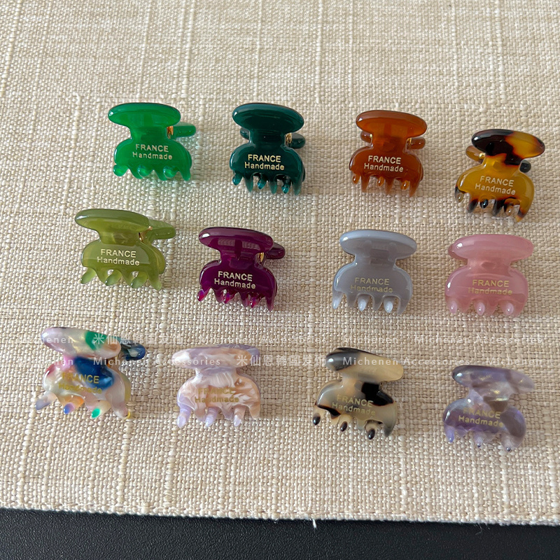 迷你抓夹仙恩醋酸刘海夹甜美