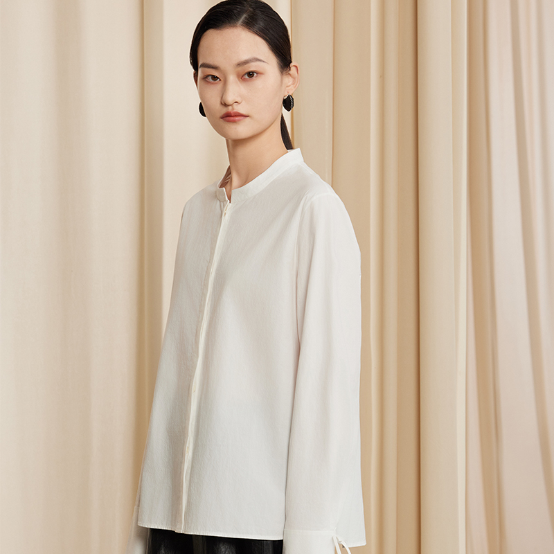 复古新中式长绒棉上衣