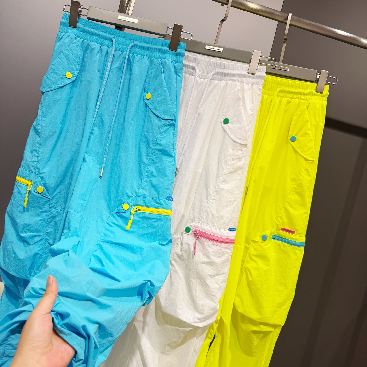 A640夏装百搭神裤潮牌宽松显瘦时尚直筒长裤防晒速干休闲裤女