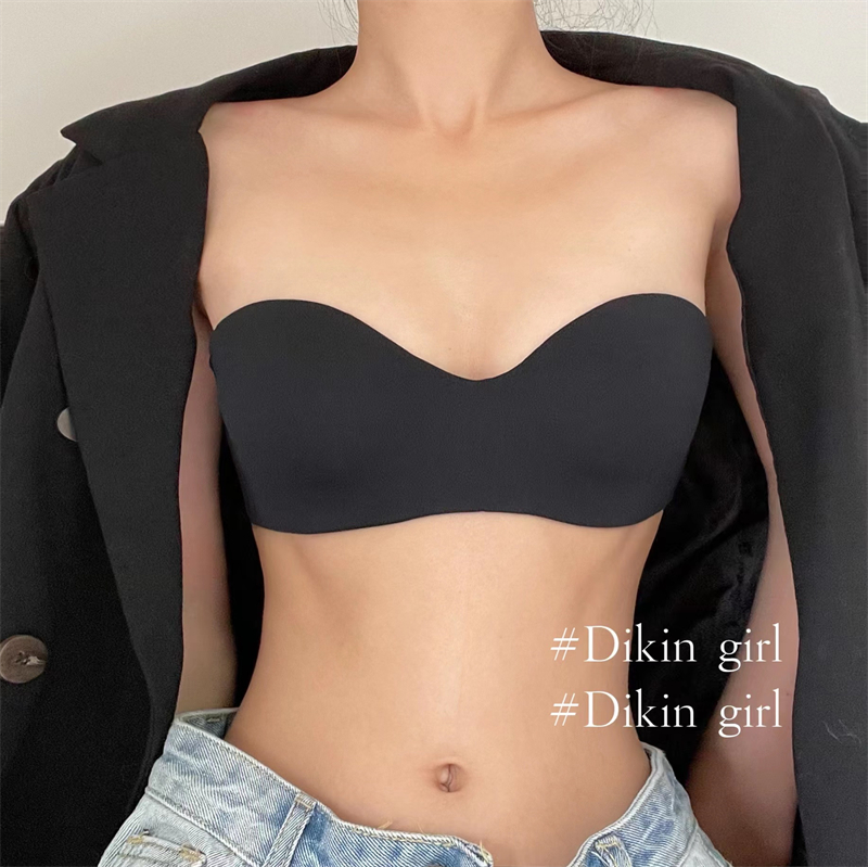 无痕内衣可拆卸肩带抹胸