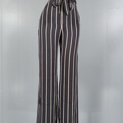 气质时尚百搭条纹百搭时尚休闲裤