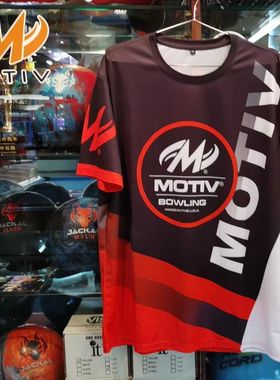 BEL保龄球用品 保龄球运动专业保龄球衣 Get MotivAted桔色圆领款