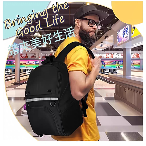 双肩可背式大容量保龄球单球包