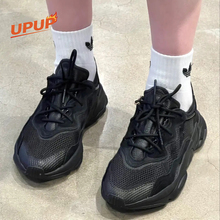 Adidas originals Ozweego纯黑武士复古经典低帮老爹鞋男女EE6999