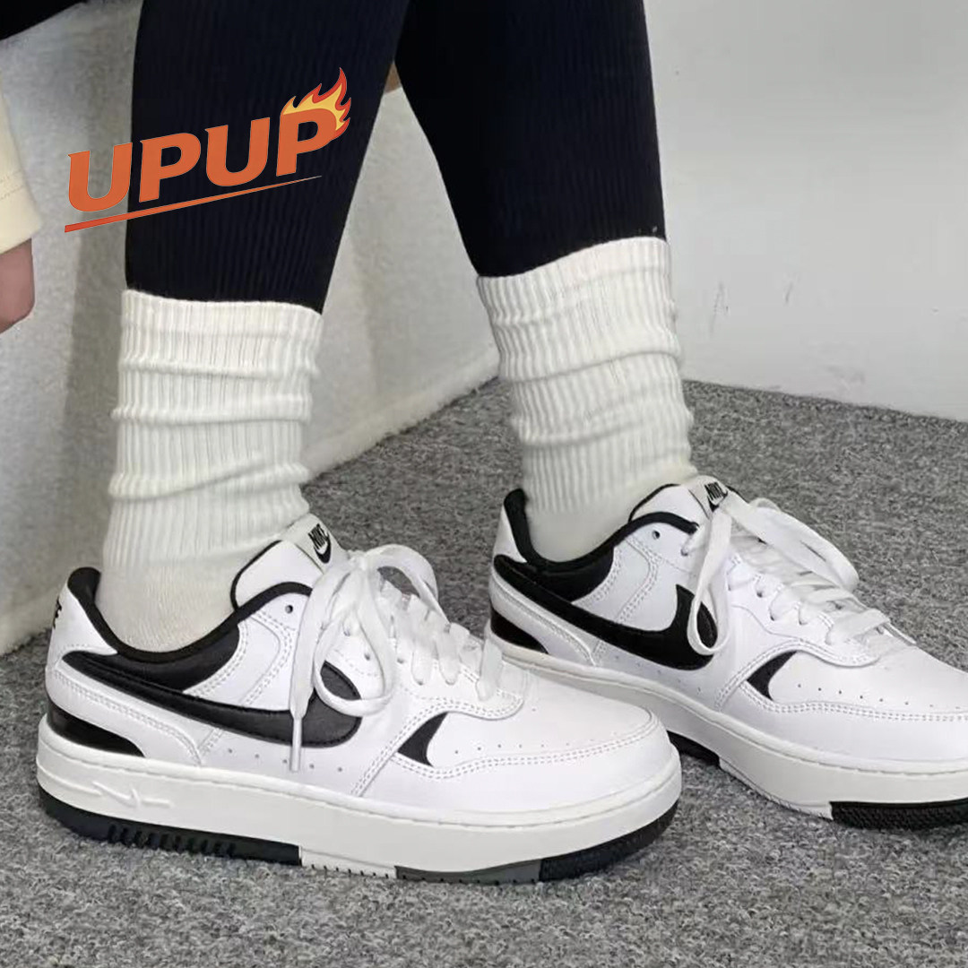 Nike Gamma Force银黑白空军耐克厚底增高低帮复古板鞋HQ1674-001,运动鞋new,板鞋,淘宝优惠券,粉丝福利购,淘宝优惠卷