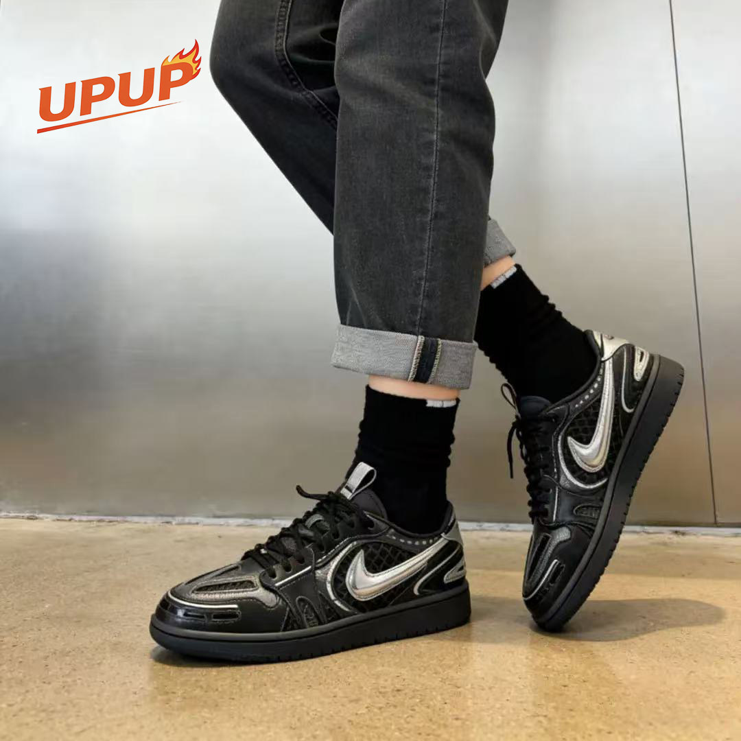 Air Jordan AJ1 Low V3立体金属耐克低帮复古舒适平底板鞋HQ2186,运动鞋new,板鞋,淘宝优惠券,粉丝福利购,淘宝优惠卷