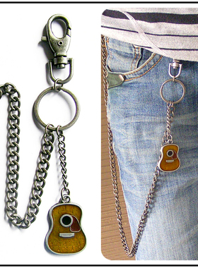 腰链钱包Calee风格 美式复古阿美咔叽乡村吉他音乐财布链裤链