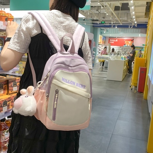 迷你双肩包少女可放ipad平板包高颜值春游出行小背包 2025夏新款