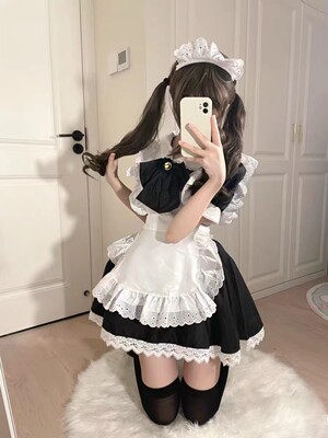 甜美女仆装cos制服洛丽塔女佣lolita短裙动漫cosplay咖啡店漫展