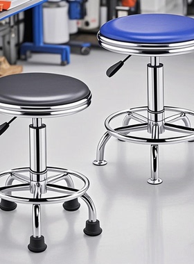 医用不锈钢升降圆凳子学校实验室凳医院医生手术凳椅诊所诊查凳PT