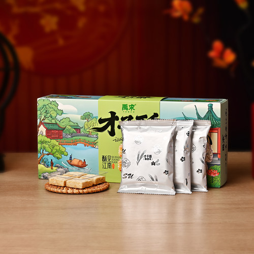禹求才子酥180g椰香海苔饼干茶点