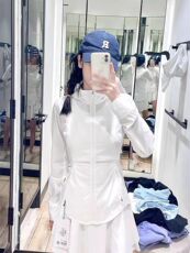 Куртка для йоги lulu露露防晒衣女款春夏运动外套户外防紫外线透气冰丝凉感瑜伽服