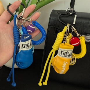 EVERLAST拳击手套钥匙扣编织绳包包挂件运动潮玩包挂