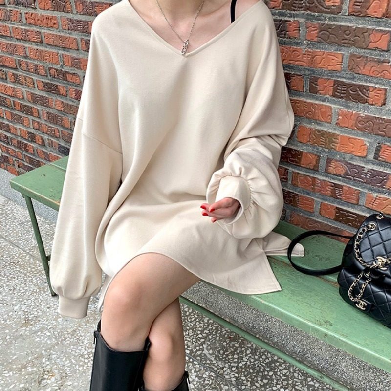 女装2026新款夏季今年流行爆款女人味减龄可爱V领宽松休闲卫衣,女装/女士精品,卫衣/绒衫,淘宝优惠券,粉丝福利购,淘宝优惠卷