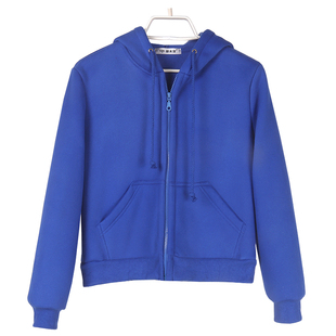 户外运动休闲保暖抓绒全拉链连帽上衣外套 6秋季 新款 卫衣女士0831