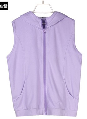 通勤风连帽马夹女开衫春秋季0917-6时尚百搭休闲无袖坎肩背心外套