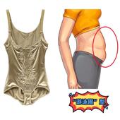 苹果型 重压舒适 奢华缎面平腹收腰提臀三角连体塑形 3201