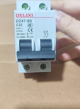 德力西原装正厂空气开关断路器DZ47-632PC32 32A