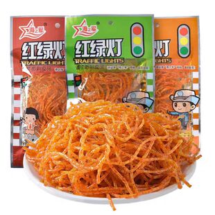 辣条儿时经典香辣丝辣片老式大辣片小面筋红绿灯混合大礼包小包装