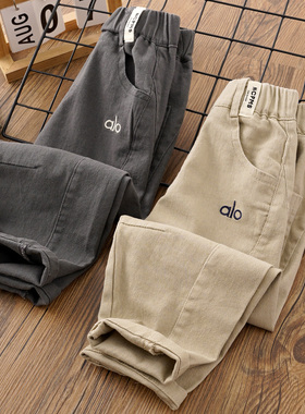 男童休闲裤纯棉儿童裤子春秋2025新款秋装百搭男孩宝宝秋季长裤潮