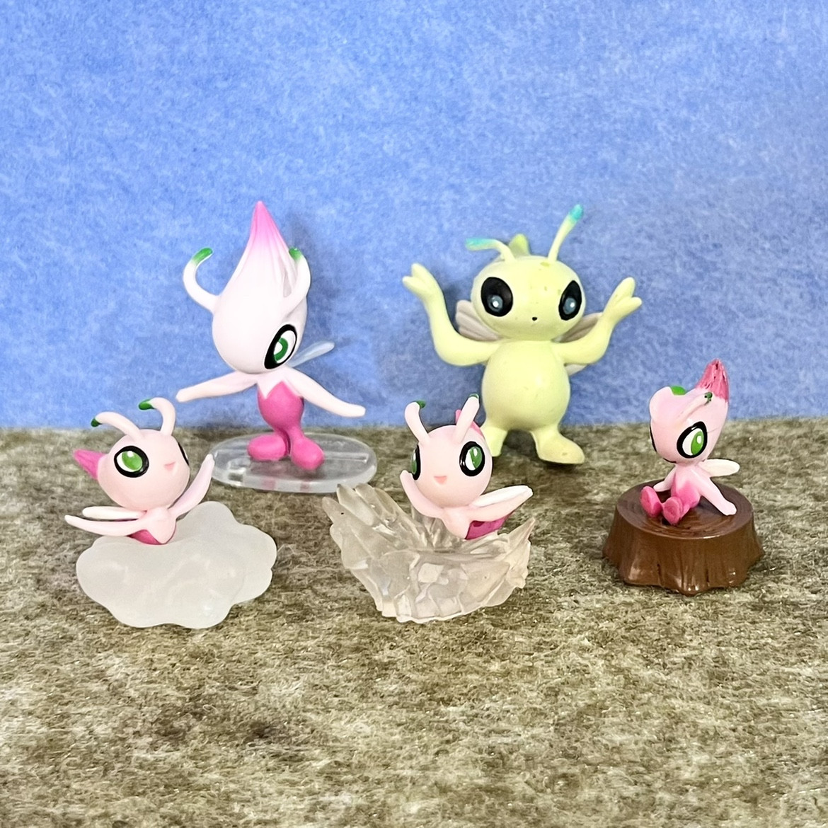 神奇宝贝宠物小精灵口袋怪兽公仔雪拉比异色时拉比玩偶模型摆件