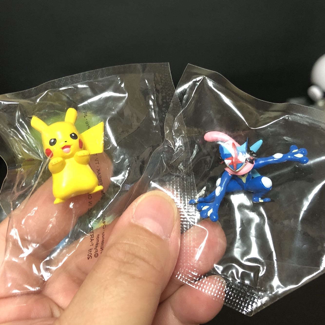 神奇宝贝宠物小精灵原袋包装甲赫贺忍蛙皮卡丘玩偶公仔迷你号3cm