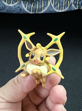 宠物小精灵神奇宝贝伊布Eevee3厘米小食玩手办摆件公仔玩具正散货