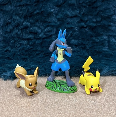 神奇宝贝宠物小精灵口袋怪物公仔皮卡丘伊布利卡路欧