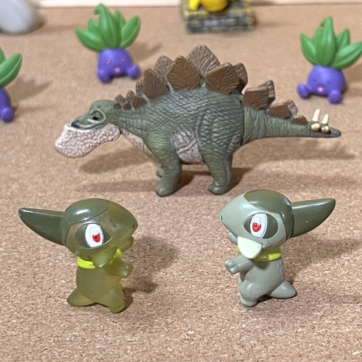 神奇宝贝宠物小精灵宝可梦幼牙龙透明公仔小号手机绳挂件恐龙玩偶