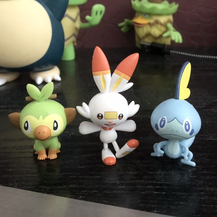 神奇宝贝宠物小精灵口袋怪兽WCT炎兔儿泪眼蜥敲音猴公仔玩偶约4cm