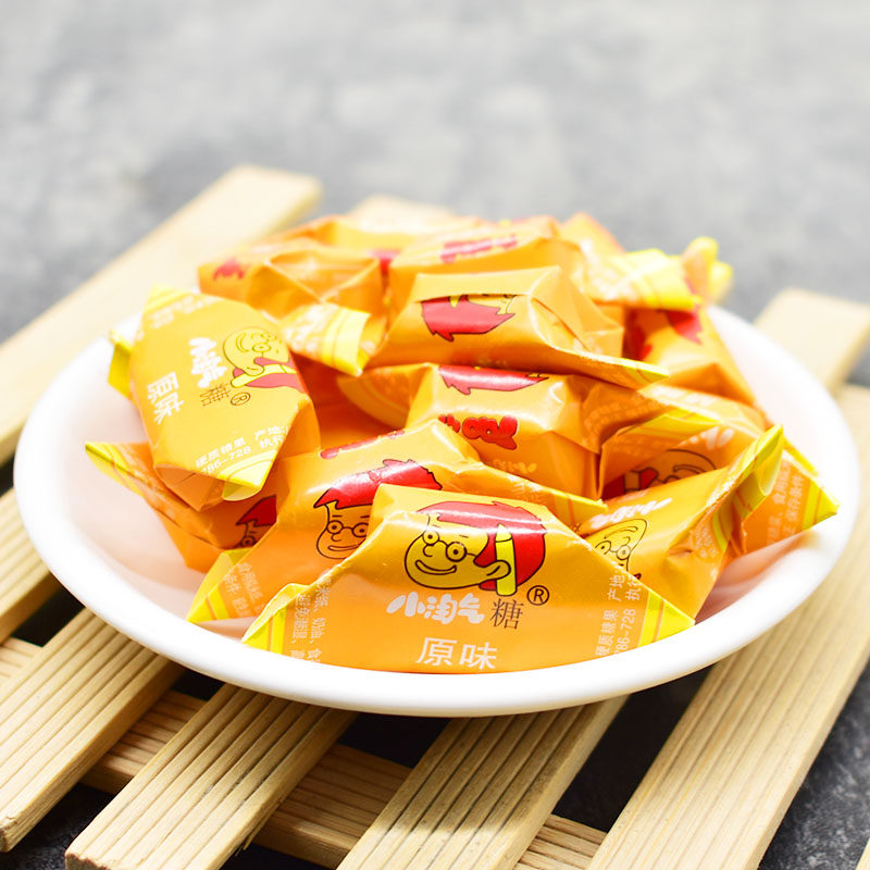 8090后童年回忆小淘气糖童年经典怀旧零食硬糖果糯米纸糖老式喜糖
