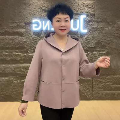 高品质！空气棉休闲短款妈妈外套