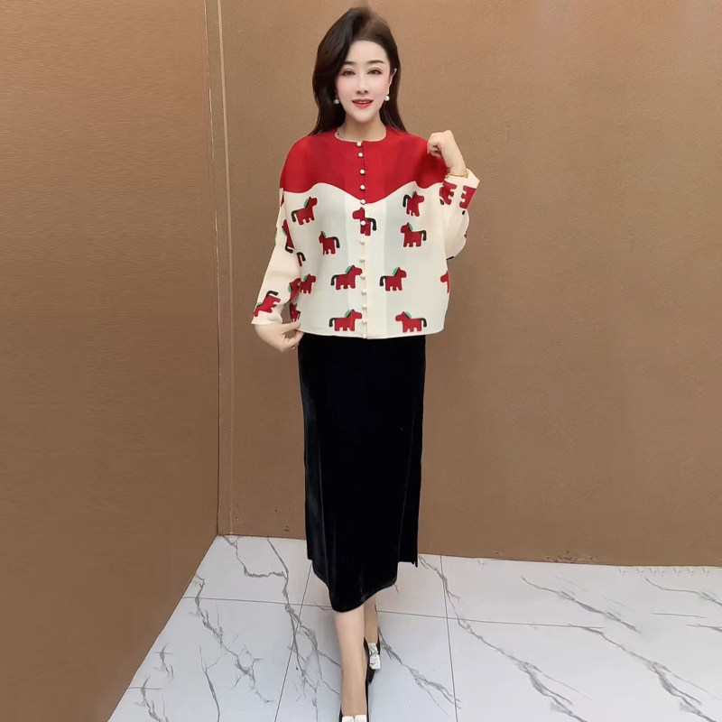 高品质！三宅褶皱抖抖衫小外套女图片