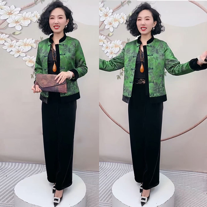 高品质！新中式国风夹棉外套棉服